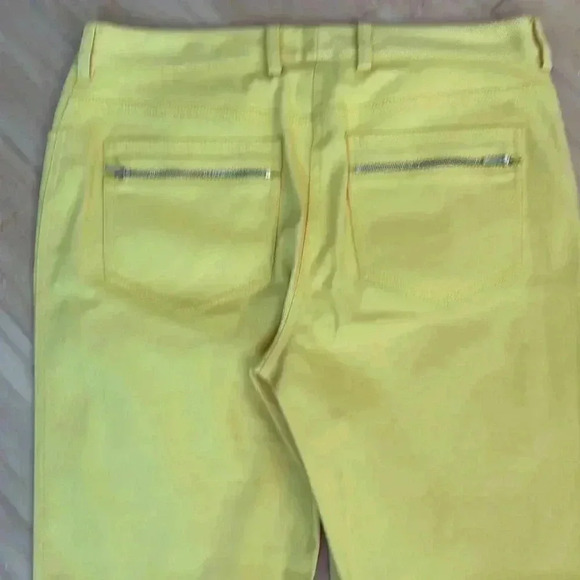 SoCa St. John Golden Yellow Denim Pants size 6 - Picture 8 of 13